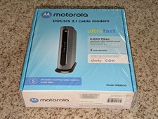 NEW SEALED Motorola DOCSIS 3.1 32x8 3.0 Cable Modem 6000 Mbps 6 Gbps MB8600 picture