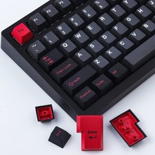 172 Keys Custom Double Shot ABS Keycap Set 6.25u 7u Cherry Profile Keyboard picture