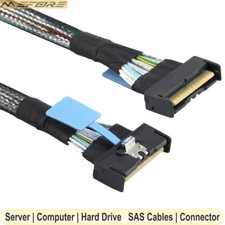 PCI-E 5.0 MCIO 8X Slimline SAS SFF-8654 8I 74Pin to MCIO 8I 74PIN SAS4.0 Cable picture
