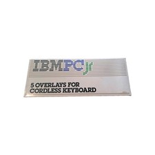 Vintage NOS IBM PC Jr 5 Overlays for Cordless Keyboard SEALED  picture