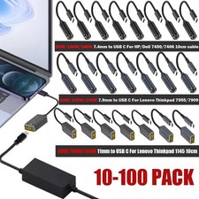Lot 140W/65W Laptop Charger Converter USB Type C Power Charging Cable Adapter picture