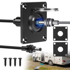 Waterproof RV Wall Pass Through Socket Kit Bulkhead Connector For Starlink Mini picture