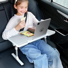 Large Car Seat Tray Table, Foldable Travel Tray for Kids Car Seat, Height Adj... picture