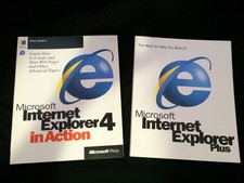 Microsoft Internet Explorer 4 Books Lot of 2 / Macintosh Home Computers picture
