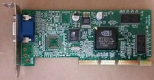 nVidia Vanta Riva TNT2 64 16MB AGP Low Profile VGA Display Adapter VCD001554-00 picture