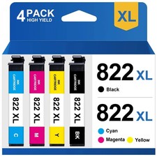 4 822XL Premium Ink Cartridge Compatible for Epson Workforce Pro WF-3820 WF-4830 picture