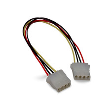 1ft 4 Pin Molex Cable Female to Female - Multi picture