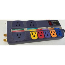 Monster Power AV800 PowerCenter Surge Protector 8 Outlet Color Coded Home Theatr picture
