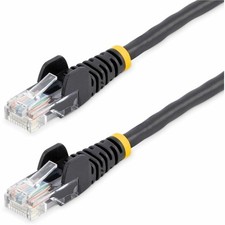 StarTech 45PATCH50BK 50ft Cat5e Snagless UTP Patch Cable - Black picture