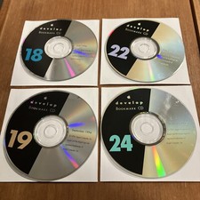 VTG Lot 4 Apple Developer Group CDs 1994-95 Macintosh Bookmark 18 19 22 24 picture