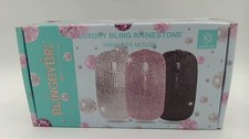 Luxury Bling Rechargeable Wireless Mouse With Rhinestone, Bright Gold Blingbybri picture