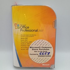 Microsoft Office Professional 2007 full retail productivity software for Windows picture