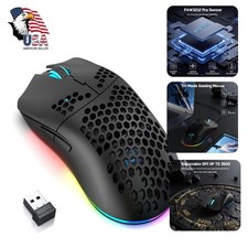 Free wolf T66 Tri-Mode Wireless Gaming Mouse Black 3600 DPI picture