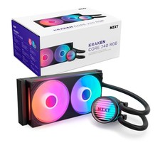 NZXT Kraken Core 240 RGB AIO CPU Liquid Cooler 240mm Radiator AM5 AM4 Black picture