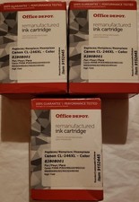 3X Office Depot Canon Ink CL-246 Color Cartridge. Sealed. picture