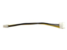 4-PIN MOLEX TO 4-PIN PSU P4 CPU POWER SUPPLY ATX EXTENSION ADAPTER CABLE picture