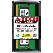 A-Tech 8GB DDR5 5600 MHz Laptop SODIMM PC5-44800 262-Pin Notebook Memory RAM 8G picture