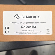 Black Box IC406A-R2 4-Port USB 2.0 Singlemode Fiber Optic Extender picture