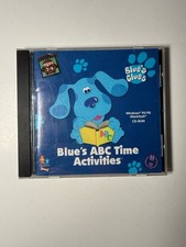 Vintage Blue's ABC Time Activities (PC) Blue's Clues CD-ROM Game Windows/Mac picture