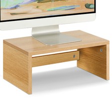 6.7 inch Tall Monitor Stand Riser, Wood Shelf Riser, Desk Organizer. picture