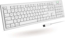 Full-Size USB Wired Keyboard for Mac Mini/Pro, iMac Desktop Computer, MacBook... picture