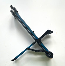 ROOST Adjustable Foldable Laptop Stand, Aluminum, Black/Blue Universal Fit picture