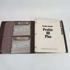 Vintage Original TRS-80 Profile III Plus Software & Manual 26-1592 picture