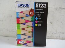 Genuine Epson 812XL Black Cyan Magenta Yellow Ink Cartridges T812XL-XCS 2026 picture
