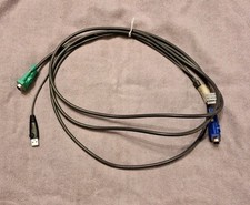 Used IOGEAR G2L5203U USB KVM 10 FT CABLE FOR GCS1716 GCS1742 GSC1744 #640 picture