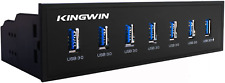 Kingwin Front Panel USB 3.0 Hub 7 Port & One Fast Charging USB 2.1A Charging Por picture