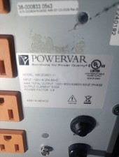 POWERVAR AMETEK ABCEG601-11 Power Supply UPS Battery Backup *PARTS ONLY / AS IS* picture