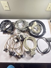 Large Lot Vintage SCSI Cables Bundle - External Internal HD50 DB25 Centronics picture
