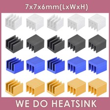 7x7x6mm With or Without Tape Aluminum Heatsink Cooler Radiator for Electronic IC picture