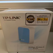 TP-LINK NANO (TL-WR702N) 150MBPS WIRELESS N NANO WIFI TRAVEL ROUTER WHITE NIB picture