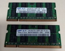 2 Samsung M470T2953 1GB RAM PC2-5300S-555-12-E3 - Tested and working picture
