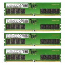 Samsung 64GB (4X16GB) DDR5 5600MHz PC5-44800 UDIMM Memory Ram (M323R2GA3DB0-CWM) picture