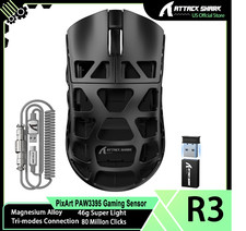 ATTACK SHARK R3PRO Magnesium Alloy Superlight Gaming Mouse 8K with Coiled Cable picture