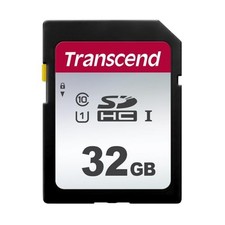 Transcend SD Card 32GB UHS-I U1 Class 10 TS32GSDC300S-E NEW picture