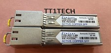 2x Finisar FCMJ-8521-3-BB 1GB BASE-T RJ45 copper Optical SFP Transceiver picture