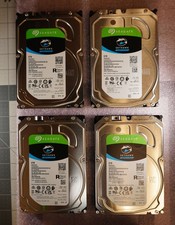 LOT OF 4 Seagate 6TB SkyHawk Surveillance 3.5