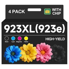 923XL Ink Cartridges 4-Pack w/ Chips for HP OfficeJet Pro 8120 8130 Series picture