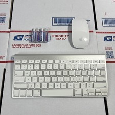 Apple A1314 Keyboard & A1296 Mouse Wireless Bluetooth -SAME DAY SHIP- WARRANTY picture