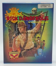 CCOMMODORE 64 128 DISK RICK DANGEROUS FIREBIRD VINTAGE 1989 ARCADE GAME GREAT picture