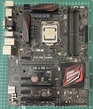 Asus Z170 Pro Gaming Motherboard + Intel Core i5-6600K Combo, No I/O Shield picture
