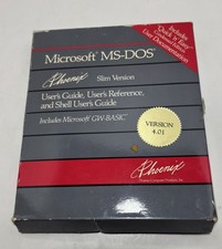 Phoenix Microsoft MS-DOS Operating System Version 4.01 w/GW Basic  picture