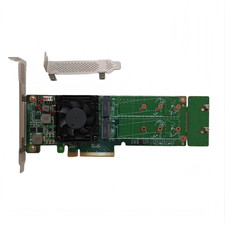 PCIe 3.0 X 8 4-port M.2 NVMe SSD Switch Adapter Card with PLX 8747, supporting 2 picture