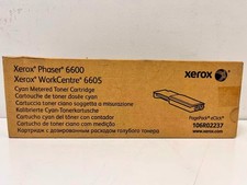 Genuine Xerox Phaser 6600 High Capacity Cyan Toner 106R02237 picture