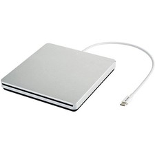 External DVD/CD Drive USB-C Silver for Apple MacBook Air/Pro iMac Mini ASUS picture