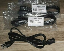 ONE NEW Genuine DELL Flat Profile Power Cord 05120P 6' NEMA 5-15P C13 10A 120VAC picture