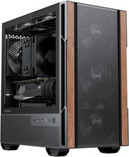 Genuine Walnut Wood Micro ATX Case, MATX PC Case with 4 × 120Mm 3 Pin Non-Pwm Ca picture